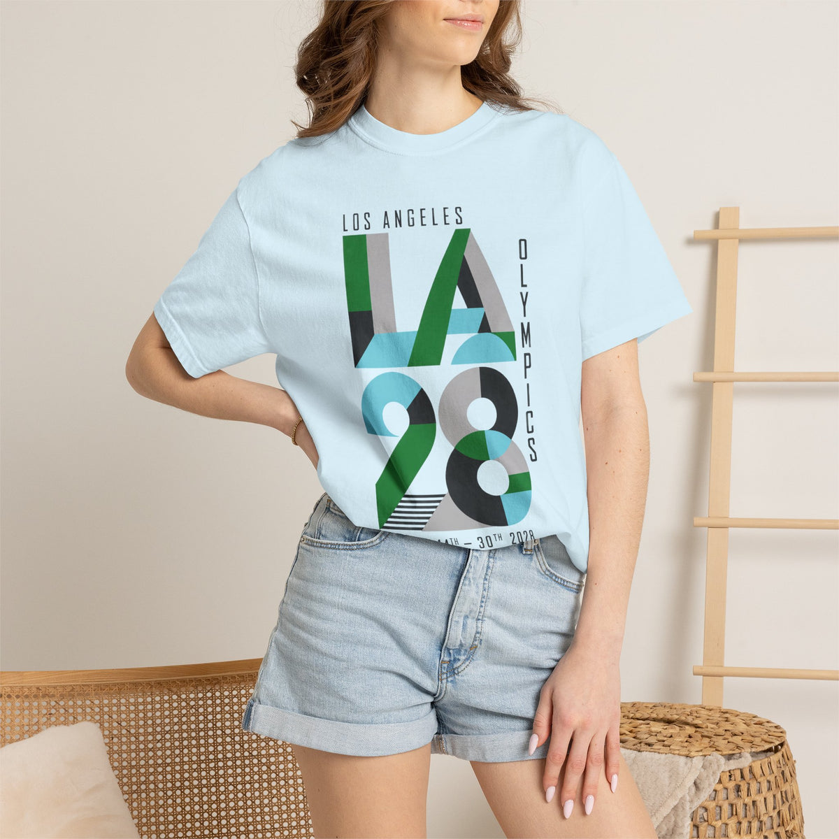 LA 28 Olympics Graphic T-Shirt — Los Angeles 2028 Athletic Tee