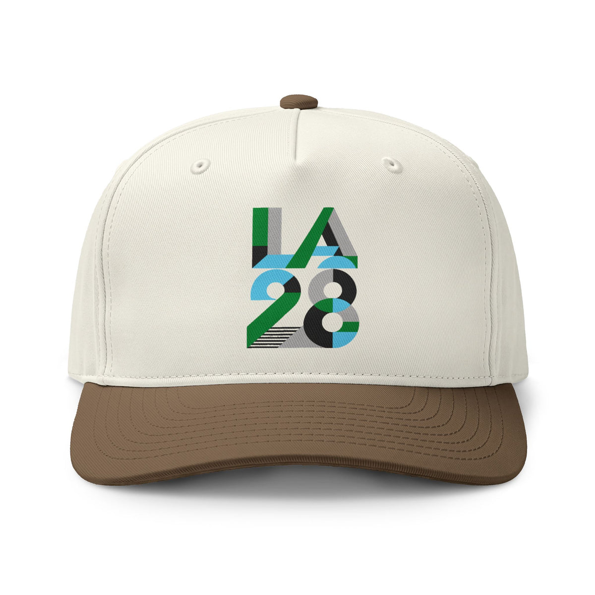 LA 28 Retro Sport Cap — Colorblock Two-Tone Baseball Hat