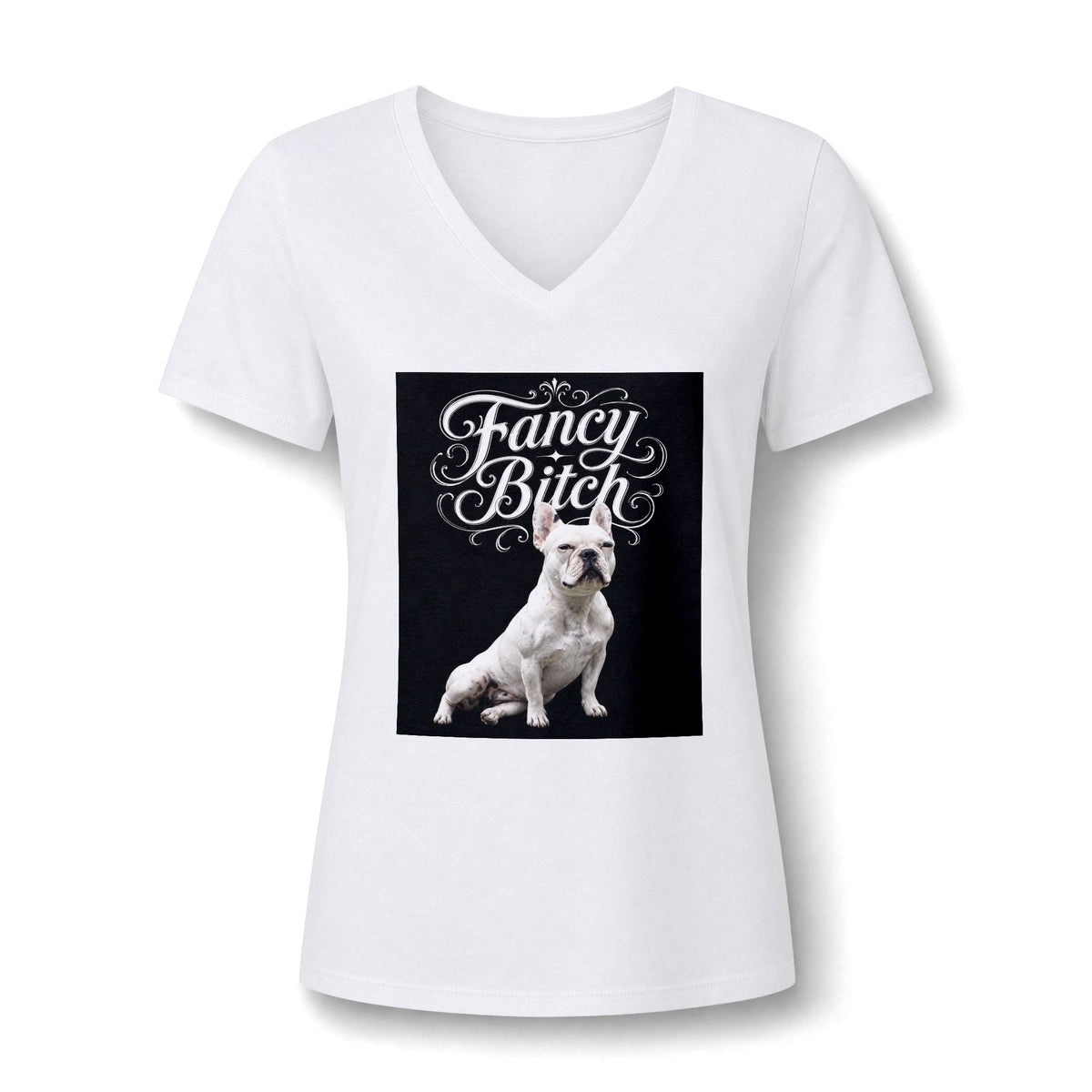Women's Relaxed Heather CVC V-Neck Tee