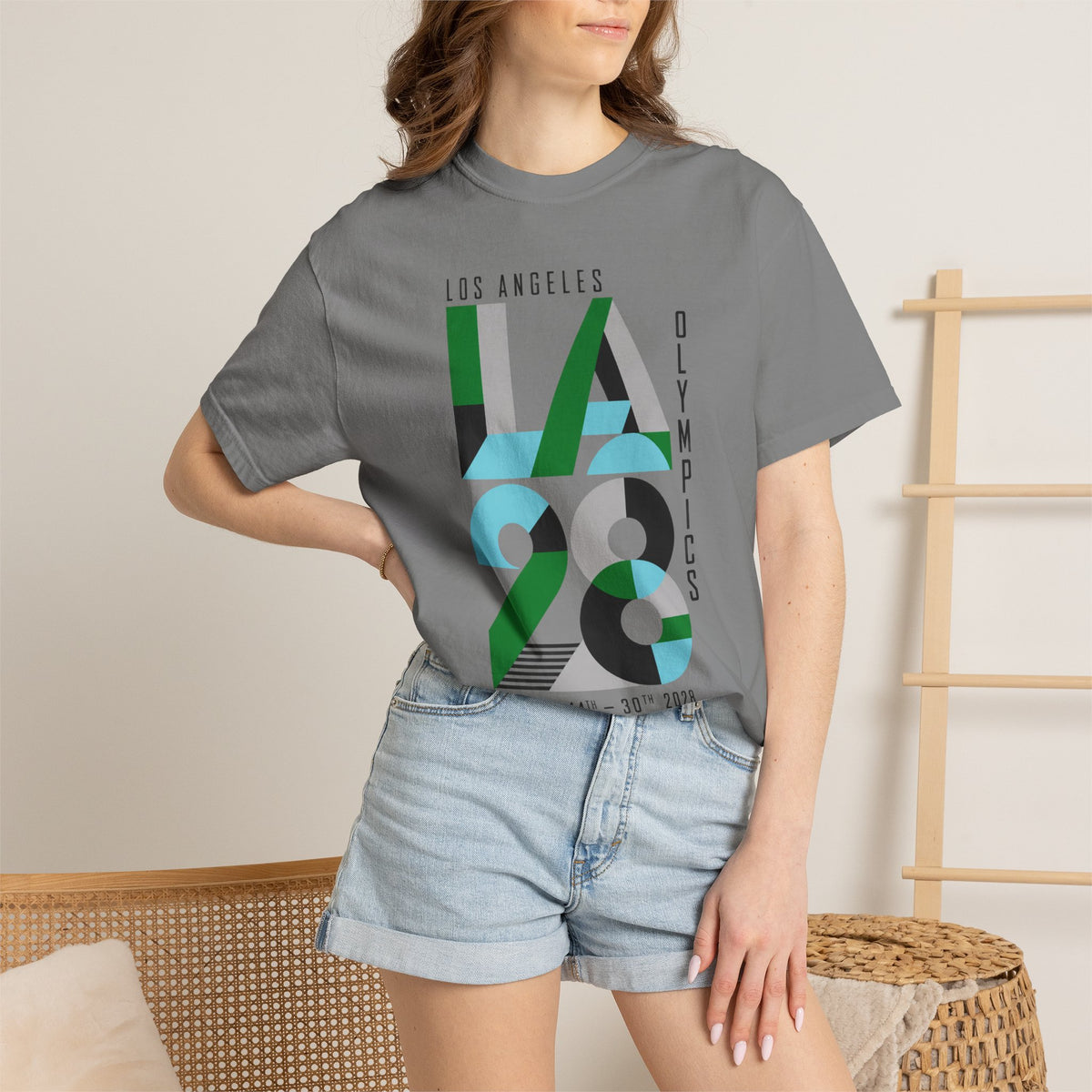 LA 28 Olympics Graphic T-Shirt — Los Angeles 2028 Athletic Tee