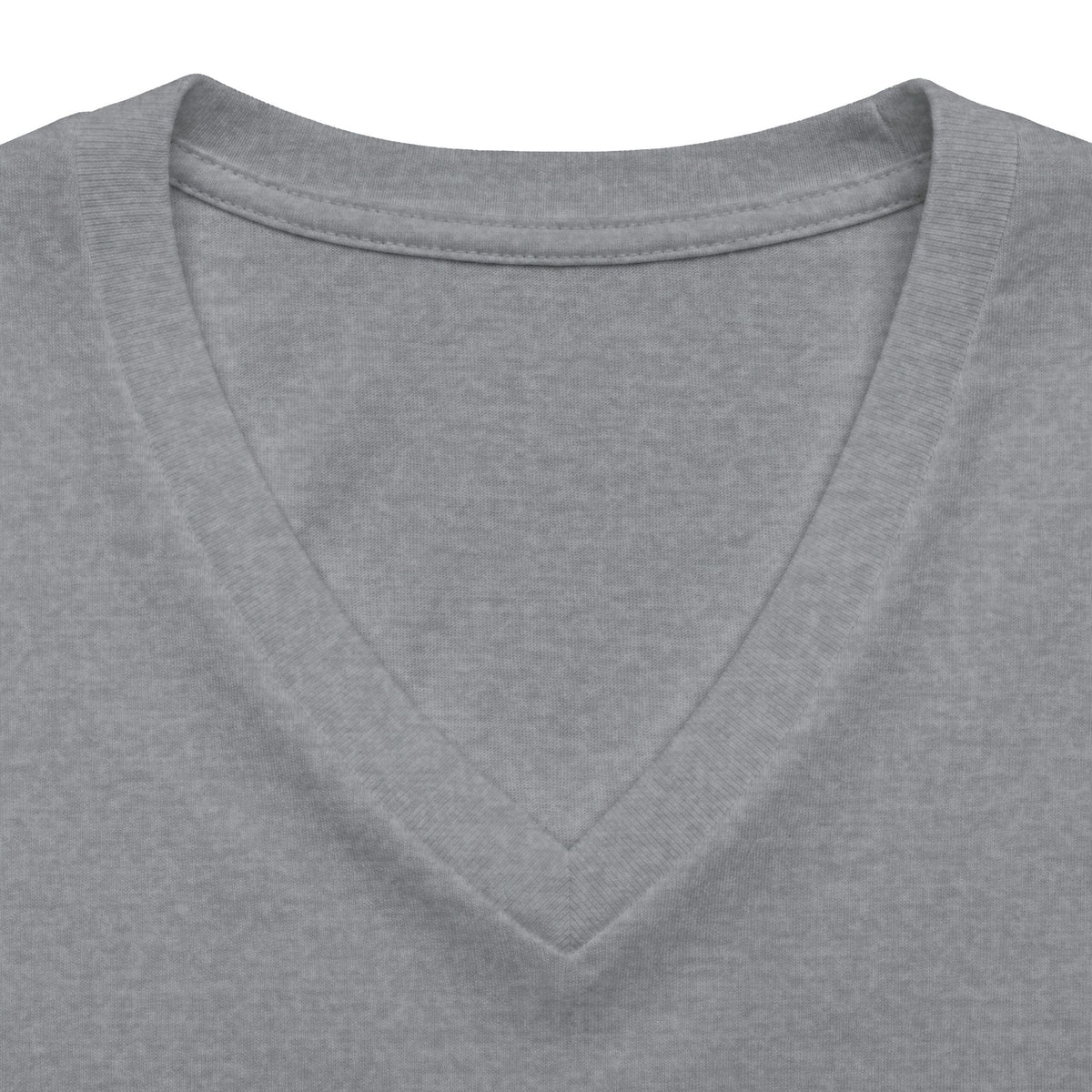 Amalfi Coast Graphic V-Neck Tee — Modern Blue Typography Travel Shirt