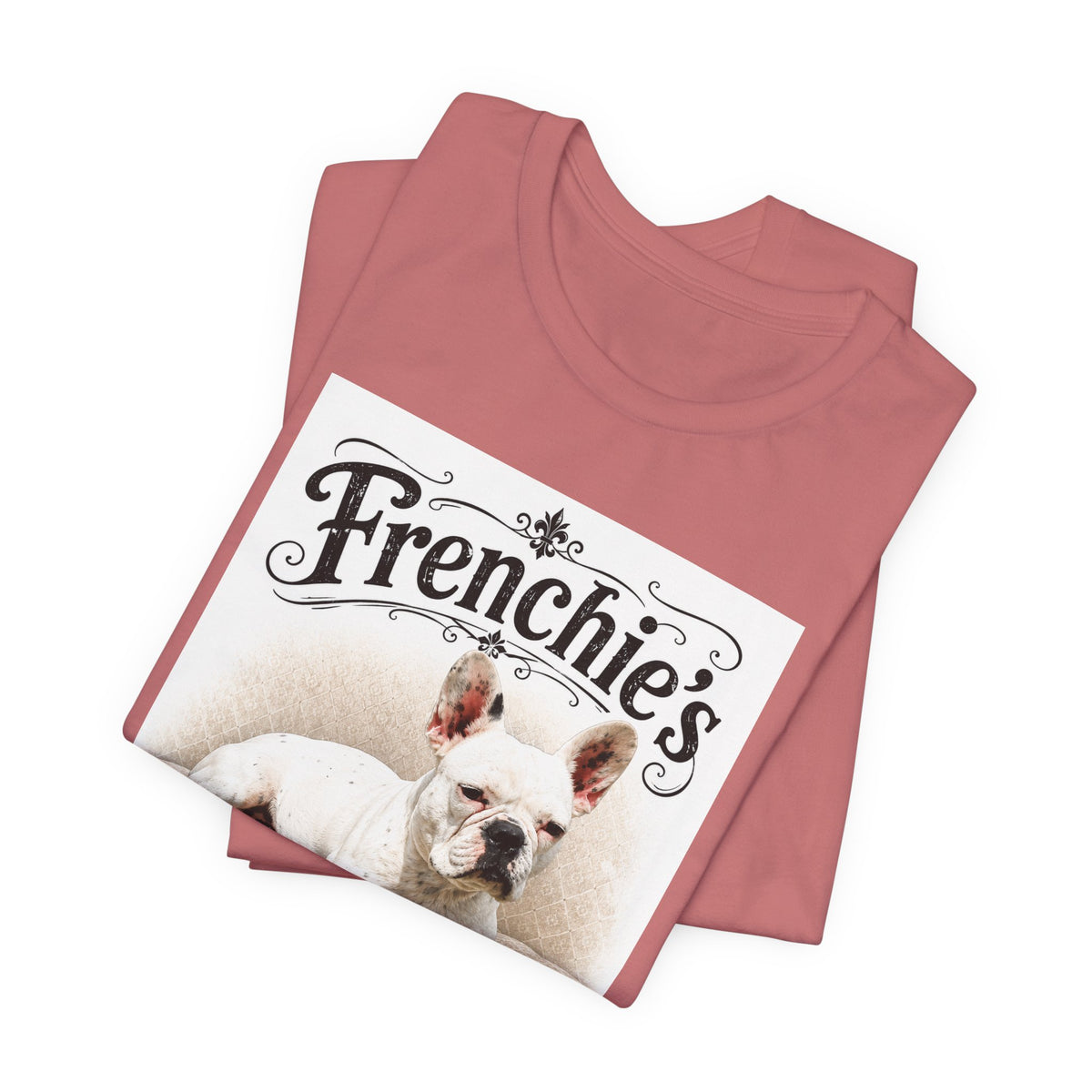 Frenchie Rule The World T‑Shirt — Cute French Bulldog Graphic Tee