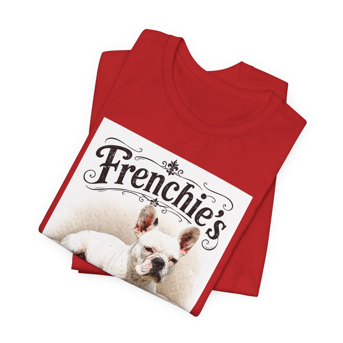 Frenchie Rule The World T‑Shirt — Cute French Bulldog Graphic Tee