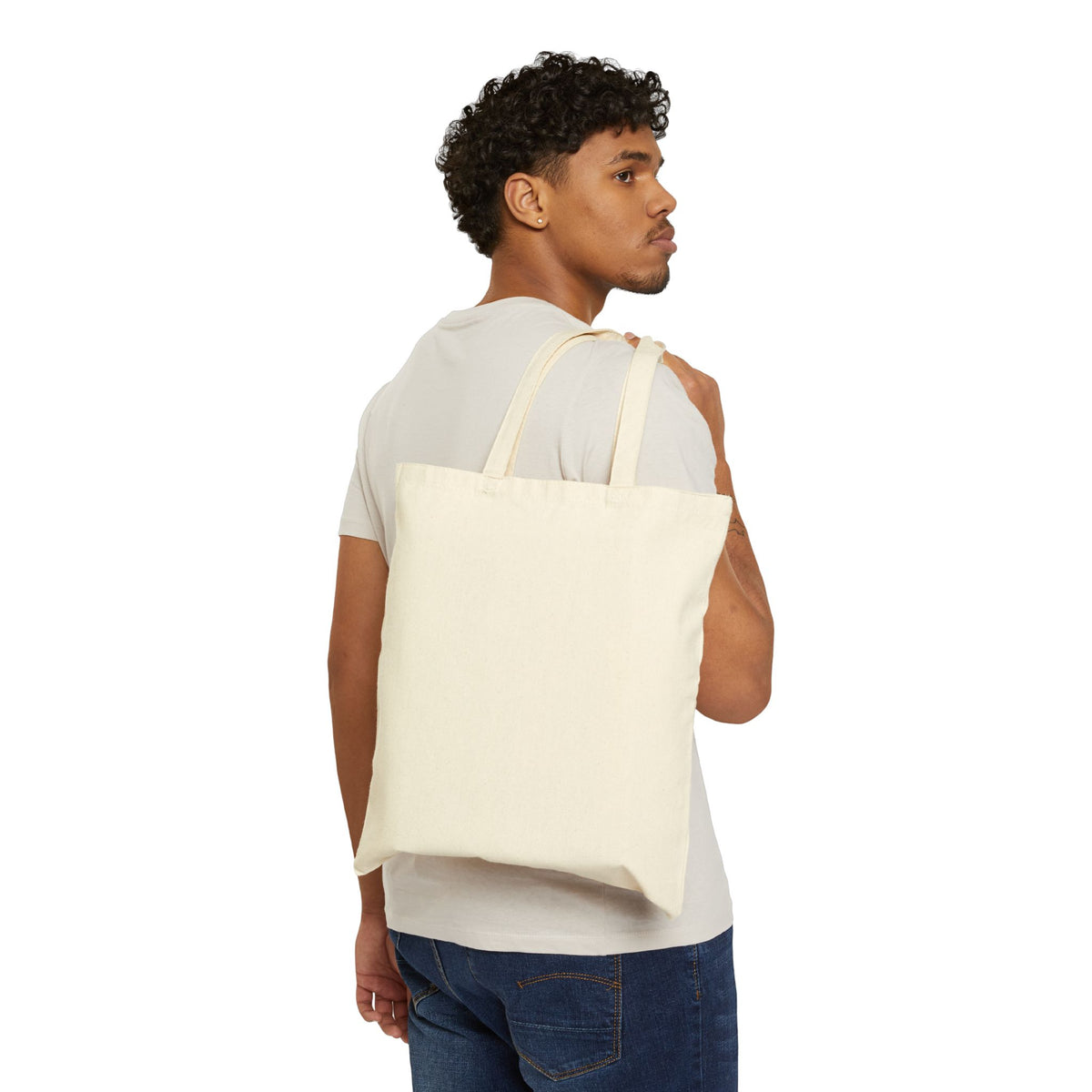 Tote — "Fancy Bitch" Dog Graphic Cotton Canvas Tote