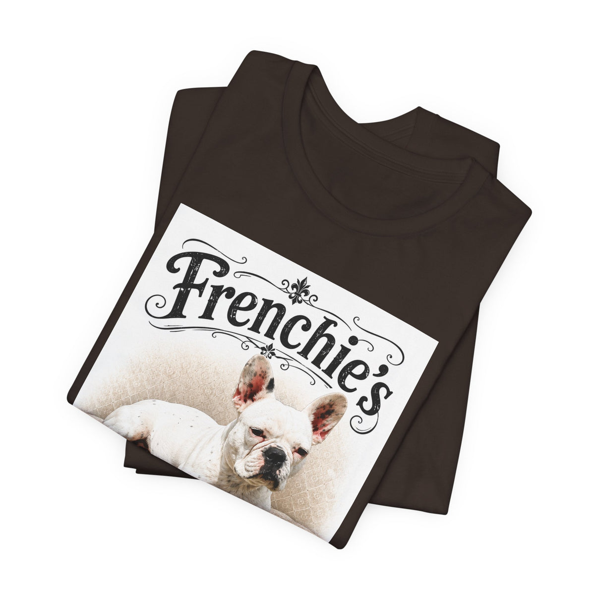 Frenchie Rule The World T‑Shirt — Cute French Bulldog Graphic Tee
