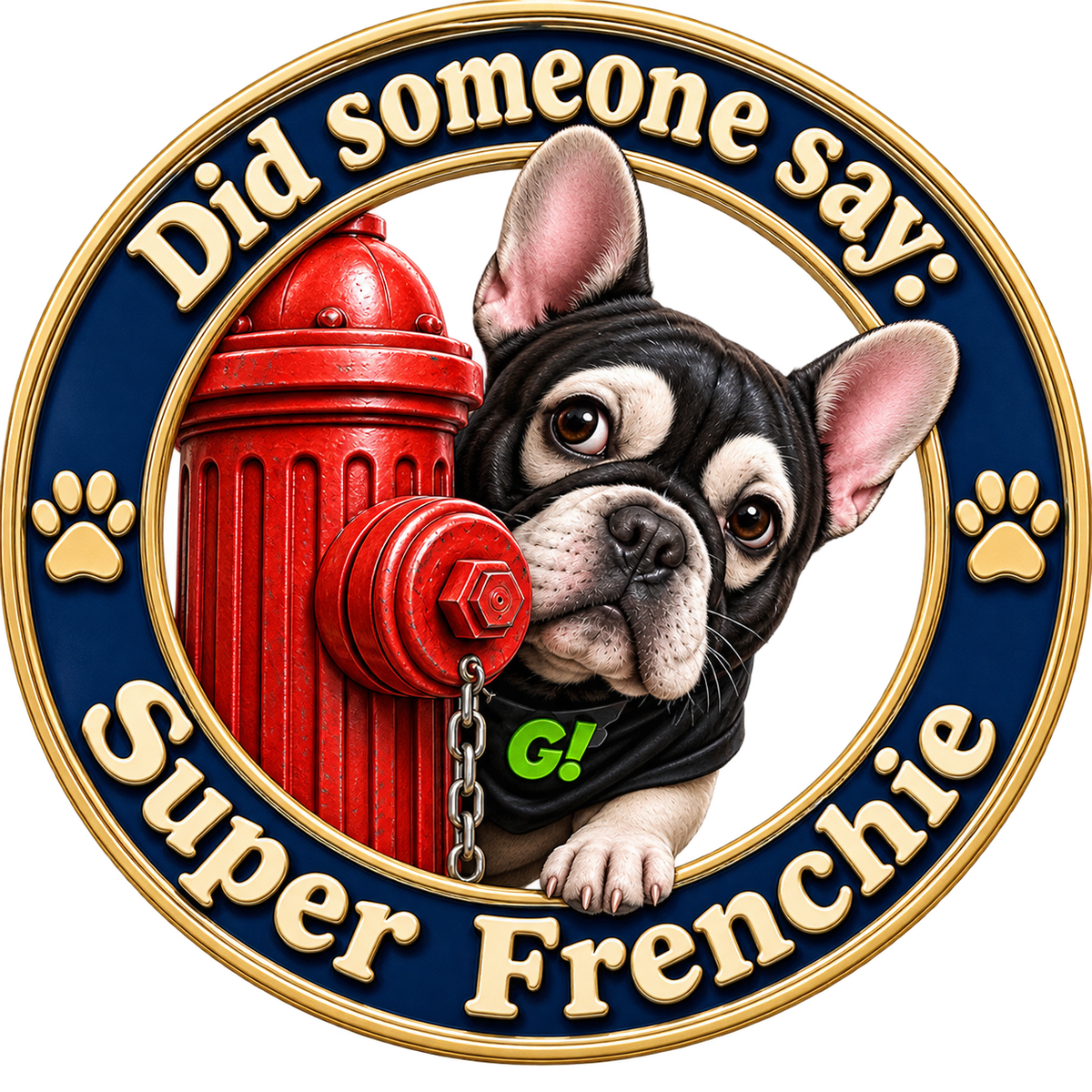 20oz Jumbo Mug — Super Frenchie French Bulldog Coffee Cup