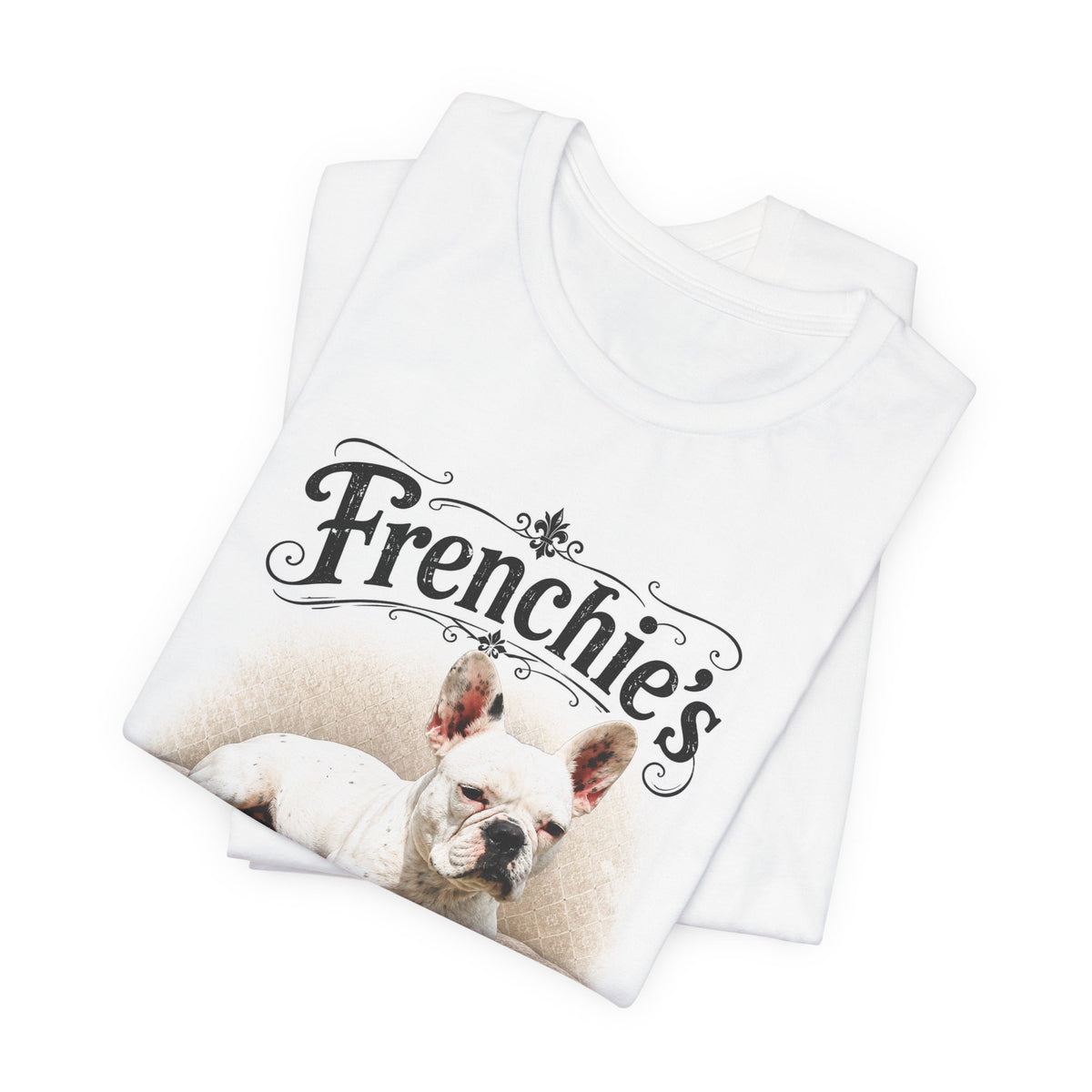 Frenchie Rule The World T‑Shirt — Cute French Bulldog Graphic Tee