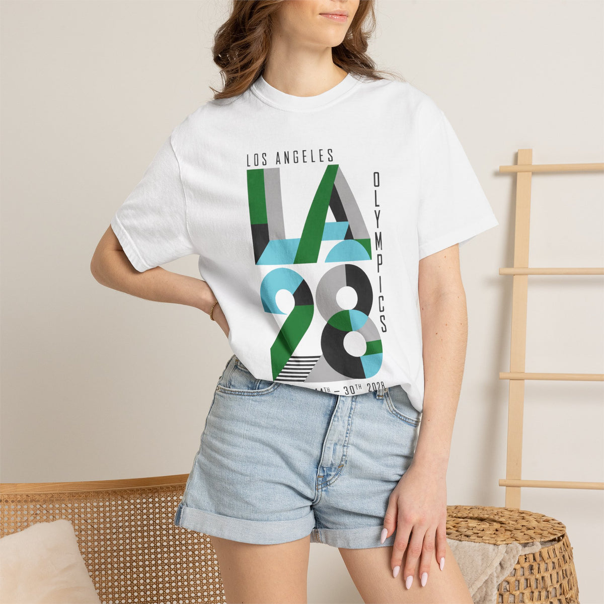 LA 28 Olympics Graphic T-Shirt — Los Angeles 2028 Athletic Tee