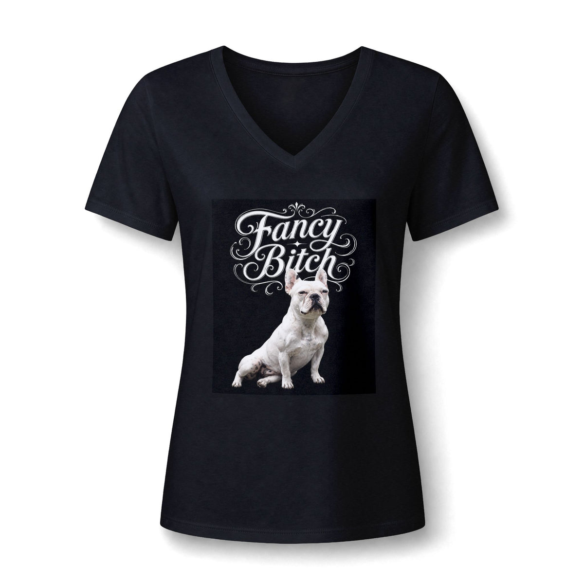 Women's Relaxed Heather CVC V-Neck Tee