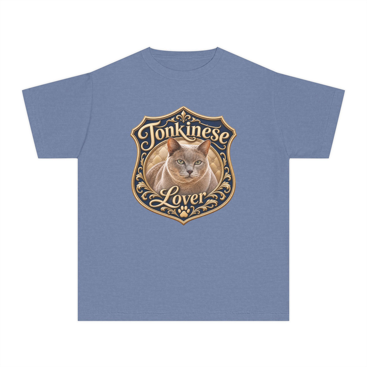 Tonkinese Lover Youth T‑Shirt — Cute Tonkinese Cat Graphic Tee for Kids