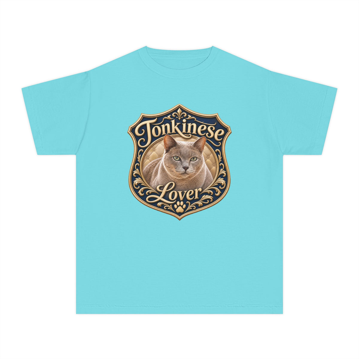 Tonkinese Lover Youth T‑Shirt — Cute Tonkinese Cat Graphic Tee for Kids