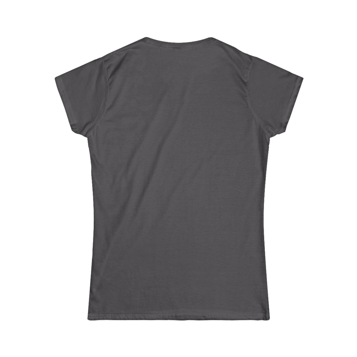 Women's Tee - Plain White Short Sleeve Cotton Shirt